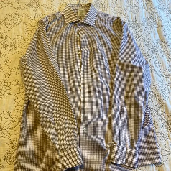Brooks Brothers | Shirts | Brooks Brother Milano Slim Fit Dress Shirt Plum  Gingham Check | Poshmark